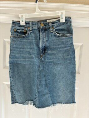 Rag & Bone denim mini skirt, size 26, great condition!